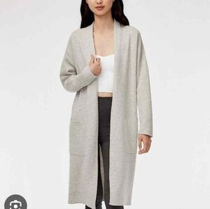 NWOT Aritzia Babaton Lance Open Front Long Cardigan